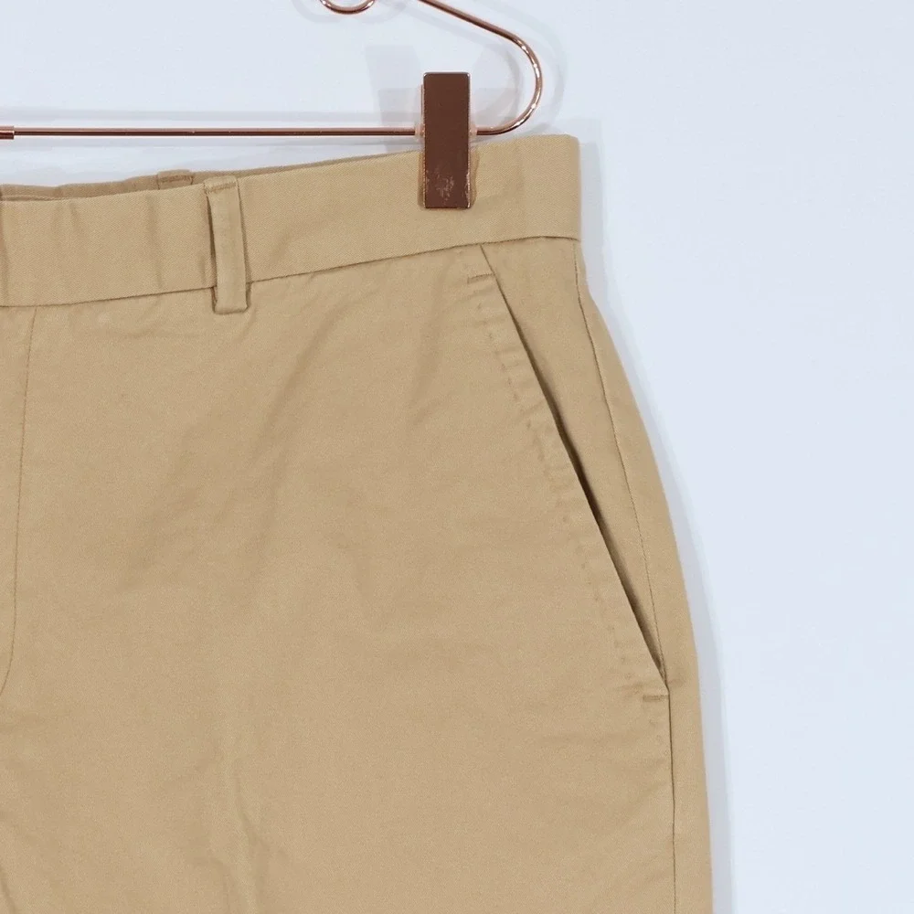 Polo Ralph Lauren Chino Pants Mens 34x32 Tan Khaki Stretch Cuffed $168 NWT
